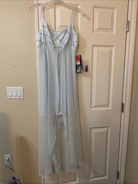 Blondie Nites Light Blue Chiffon Nightgown
